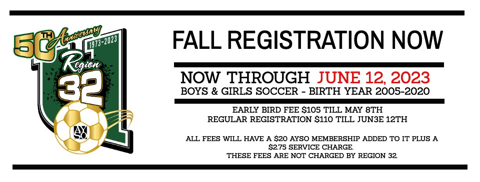 FALL REGISTRATION