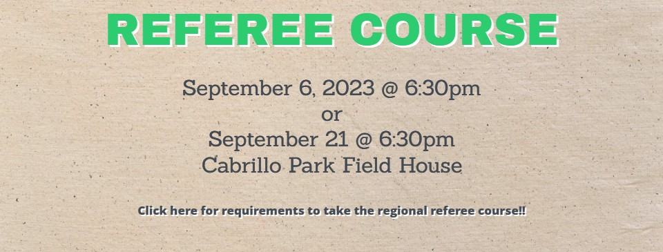 Regional Referee Course