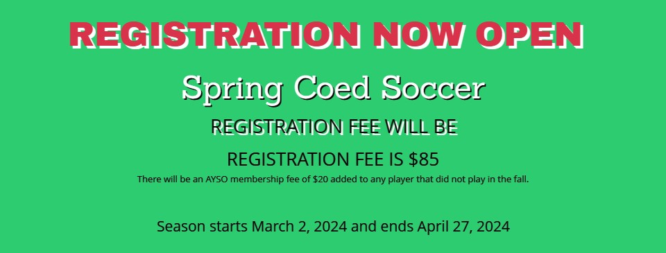 SPRING REGISTRATION